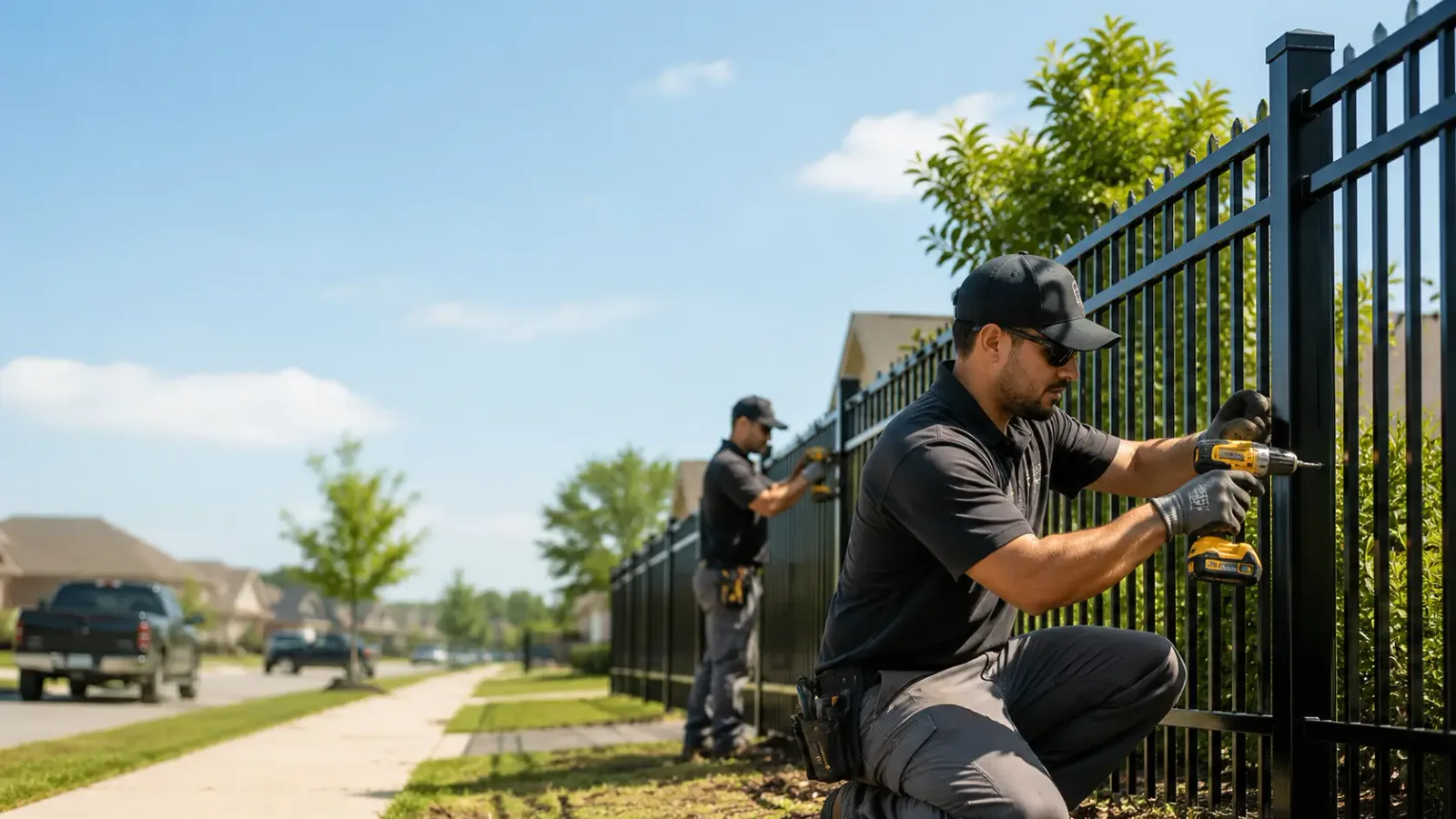 Metal Fence Installation in Louisburg, NC